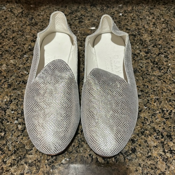 Osay LA Babouche slip on leather flats - Picture 1 of 7